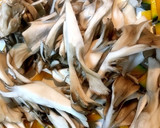 かぼちゃと舞茸、オクラの新芽、塩昆布炒め作り方2写真