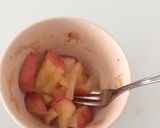 レンジでチン!はちみつレモンな焼きりんご作り方5写真
