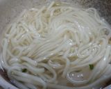 松茸お吸い物で卵あんかけうどん作り方3写真