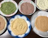 自然色のレインボーケーキ作り方7写真