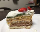 自然色のレインボーケーキ作り方10写真