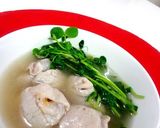 wピーナツの肉巻きスープ仕立て作り方7写真