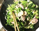 イカとキャベツ&葉玉ねぎの炒め物作り方6写真