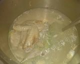 シンプル味付け【手羽先と白菜のスープ】作り方3写真