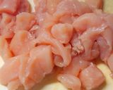 作り置き✿鶏むね肉のピリ辛甘酢ソース✿作り方1写真