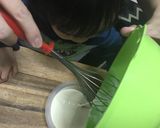 一緒に作れる!アンパンマンのミモザケーキ作り方1写真