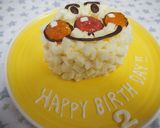 一緒に作れる!アンパンマンのミモザケーキ作り方18写真