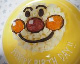 一緒に作れる!アンパンマンのミモザケーキ作り方19写真