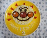 一緒に作れる!アンパンマンのミモザケーキ作り方20写真