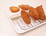 ［一口チキンカツ 簡単 衣＊お弁当］作り方5写真