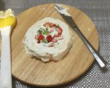 ローソンのロールケーキで♪時短デコケーキ作り方4写真