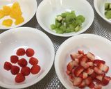 ローソンのロールケーキで♪時短デコケーキ作り方3写真