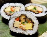 我が家の恵方巻④人気のとろたく巻いてみた作り方8写真
