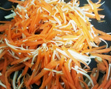 にんじんとえのき明太子炒め★お弁当おかず作り方5写真
