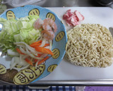 ソースやきそば(冷凍した中華麺編)作り方3写真