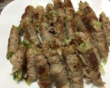 水菜の牛肉巻き作り方4写真