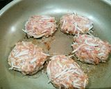 簡単☆もやしハンバーグ　つくね風　安価作り方2写真