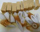 簡単！竹輪と厚揚げのチーズトッポギ風作り方1写真