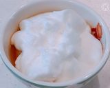 ふわふわメレンゲの、卵かけスープごはん！作り方4写真