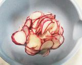 紅大根(あかだいこん)なます作り方1写真