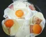 元気もりもりベーコンエッグチー丼♡作り方3写真