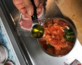 簡単で上手い豚肉の大葉のトマト載せ作り方5写真