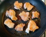 鶏もも肉のねぎ醤油炒め作り方3写真