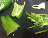 ギョニソとピーマンのガーリックオイスター作り方3写真