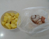 鶏胸とじゃがいものマヨ炒め★ゆず胡椒風味作り方1写真