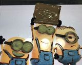 ミニオン ケーキ用デコチョコ作り方4写真