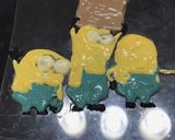 ミニオン ケーキ用デコチョコ作り方5写真