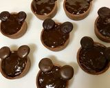 簡単♡アレンジ♡ミッキーの生チョコタルト作り方5写真