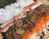 焼肉簡単ブリトー☆(恵方巻にも)作り方6写真