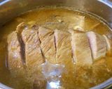 豚肩ロースブロックを茹でて焼いて煮て。作り方6写真