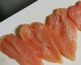 *鶏ささみのキムチマヨネーズはさみ焼き*作り方1写真
