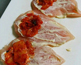 ＊鶏ささみのキムチマヨネーズはさみ焼き＊作り方3写真