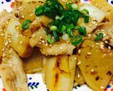 短時間でこく旨★焼き葱大根と豚バラの煮物作り方4写真