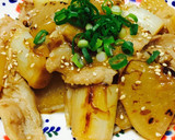 短時間でこく旨★焼き葱大根と豚バラの煮物作り方4写真
