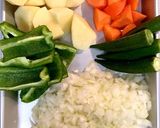 納豆オクラスープカレー作り方1写真