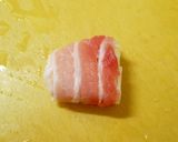 豚ばら肉巻き玉ねぎの串焼き（焼肉のたれ）作り方4写真