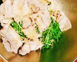 安い！旨い！簡単！豆苗の豚バラサラダ。作り方3写真
