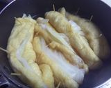 油揚げと白菜のロール煮作り方4写真