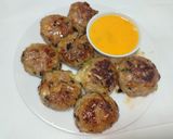 チーズ入り塩昆布葱つくね作り方6写真