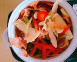 野菜だしで芋汁作り方1写真