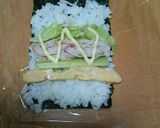 海鮮&カツの恵方巻(風)@クローン病食作り方2写真