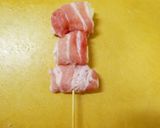 豚ばら肉巻き玉ねぎの串焼き（焼肉のたれ）作り方6写真