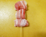 豚ばら肉巻き玉ねぎの串焼き（焼肉のたれ）作り方6写真