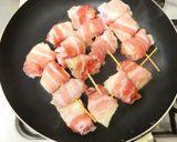 豚ばら肉巻き玉ねぎの串焼き（焼肉のたれ）作り方7写真