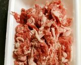 ＊なすの豚小間肉はさみ揚げ＊作り方1写真