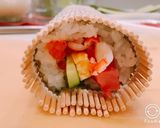手作りなら安い！恵方巻き。海鮮太巻き。作り方10写真